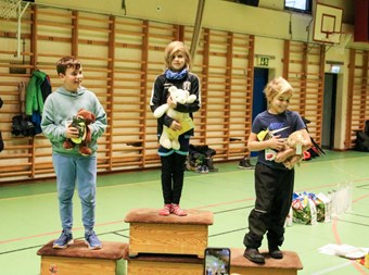 Snabbaste killarna på 1 km. Foto: Peter Jakobsson