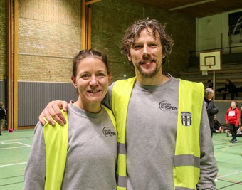 Syskonen Lotta och Johan Olmarker ligger bakom spontanidrottsprojekten dit överskottet från Sylvesterloppet går. Foto: Peter Jakobsson