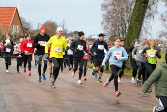 Löpare i alla olika åldrar ställde upp i Sylvesterloppet. Foto: Peter Jakobsson