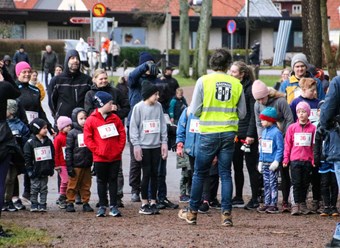 Knattarna redo att ge sig på den korta sträckningen. Foto: Peter Jakobsson